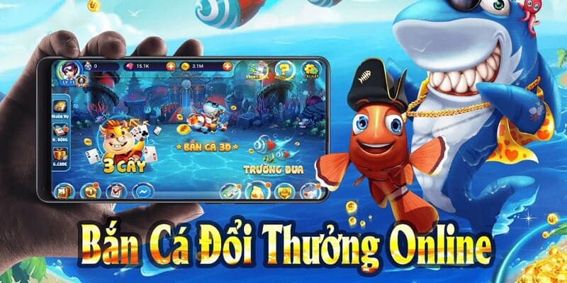 Bắn cá 2D đổi thưởng trên 123b sòng phẳng và xanh chín