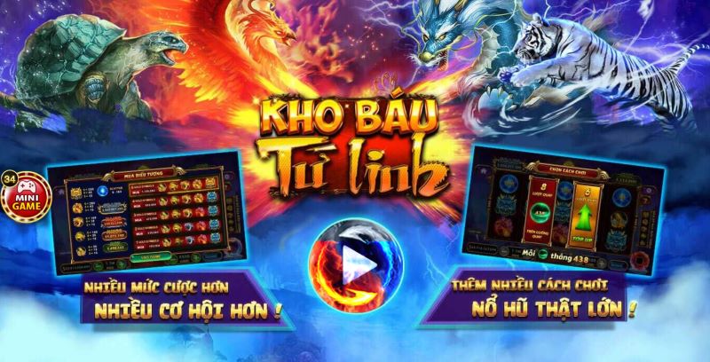 Tìm hiểu về game kho báu tứ linh 123b