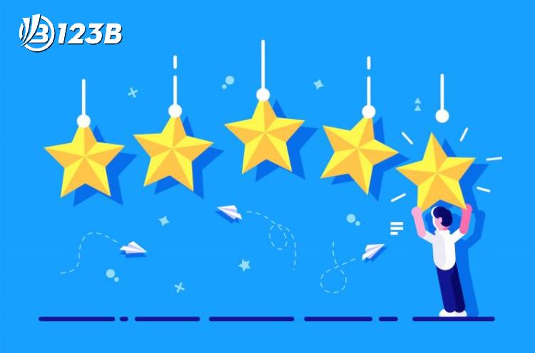 Đánh giá từ người dùng khi tải app 123b